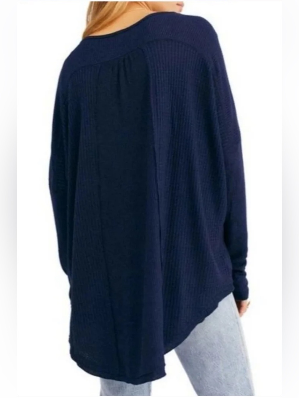 Free People medium loose for Leo henley top . - Picture 6 of 13